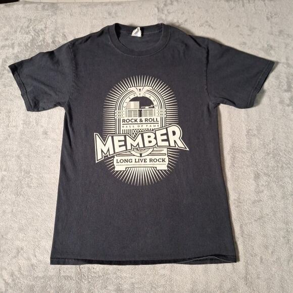 ROCK AND ROLL HALL OF FAME MUSEUM T-Shirt Size Small Vintage Short Sleeve Cotton - Picture 1 of 6